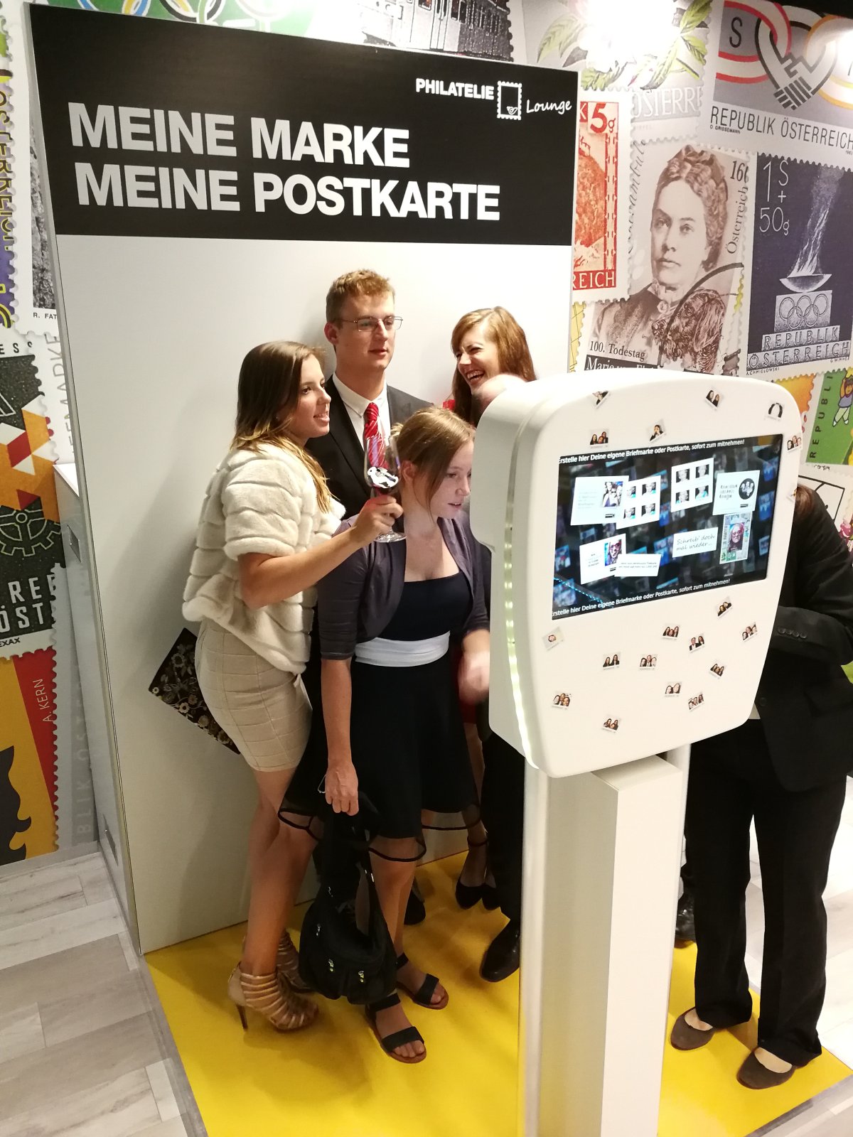 Briefmarken Kiosk für die Post